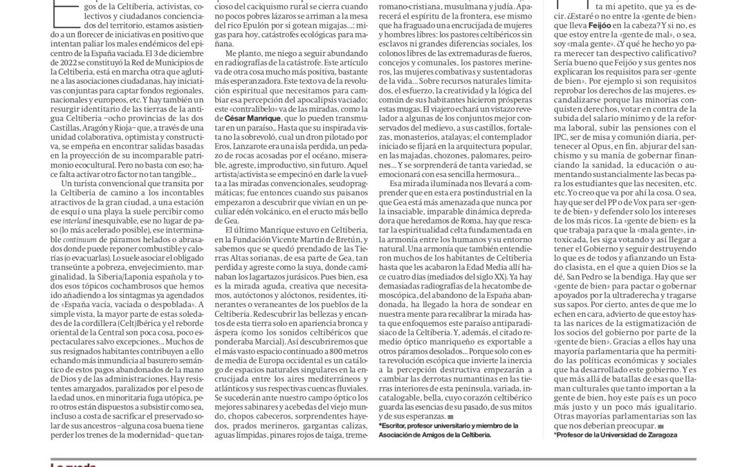 Revertir la percepción de la España interior