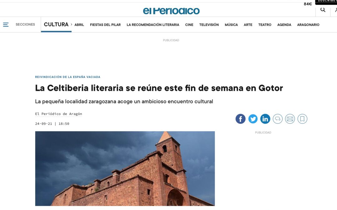 La Celtiberia literaria se reúne este fin de semana en Gotor
