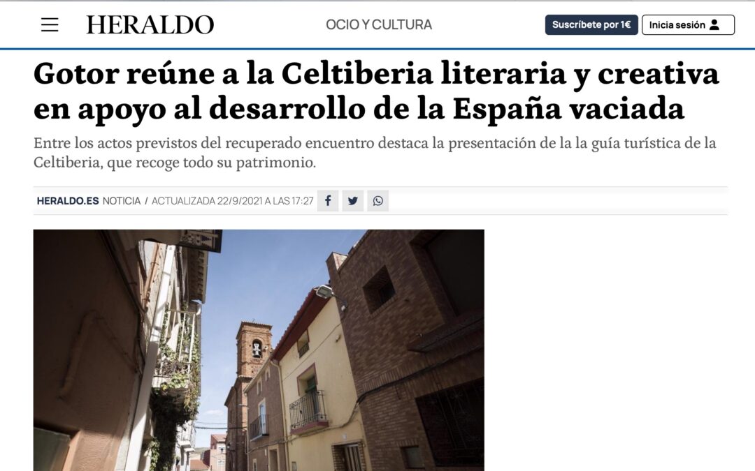 Gotor reúne a la Celtiberia literaria y creativa en apoyo al desarrollo de la España vaciada