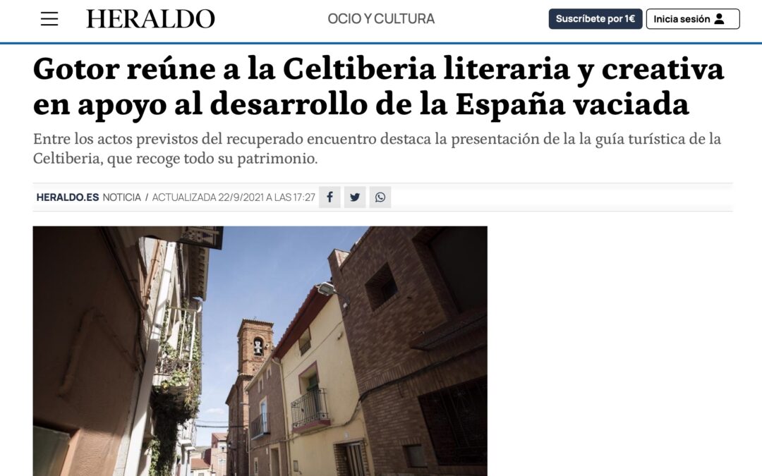 Gotor reúne a la Celtiberia literaria y creativa en apoyo al desarrollo de la España vaciada