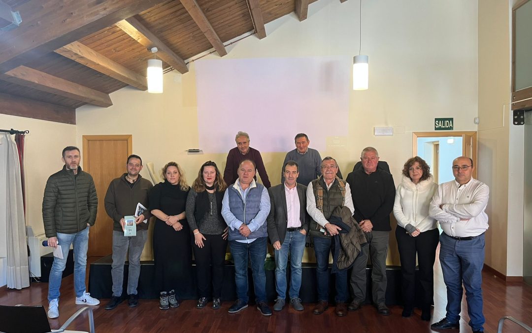 asistentes a la reunión de Daroca en representación de las comarcas celtibéricas