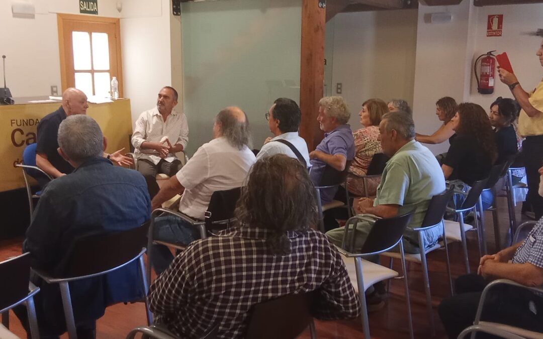 Gabriel Sopeña y Joaquín Pardinilla en la actuación de clausura